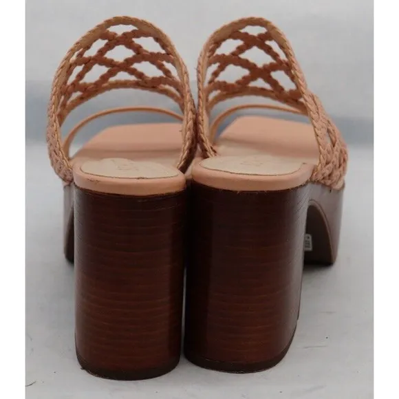 SCHUTZ RINNA MULE IN ROSE. Size 8.5