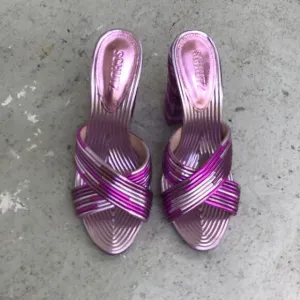 Schutz Metallic Mules