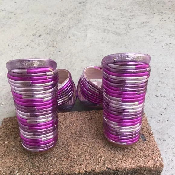 Schutz Metallic Mules