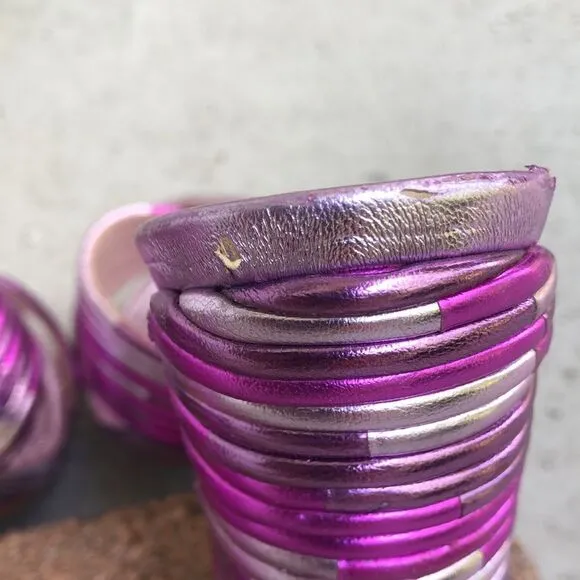 Schutz Metallic Mules