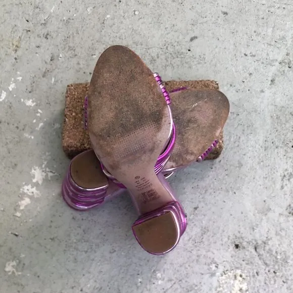 Schutz Metallic Mules