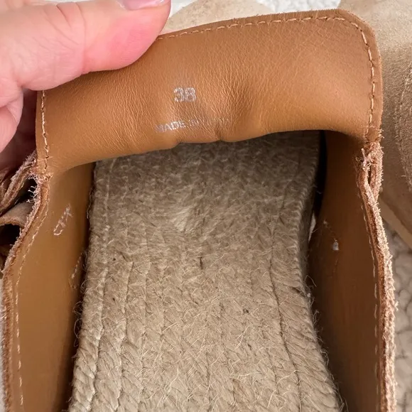 See By Chloe Viviane Beige Suede Clogs Size 38 (US 7)