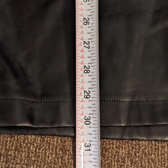SEN vegan leather pencil skirt