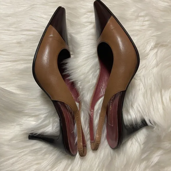 Sergio rossi slingback Heels
