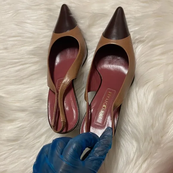 Sergio rossi slingback Heels
