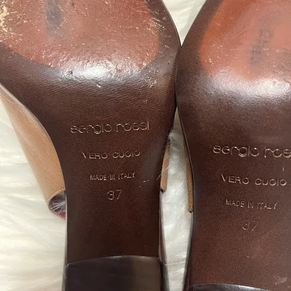 Sergio rossi slingback Heels