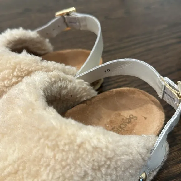 Seychelles buckle-up Sherpa clog size 10