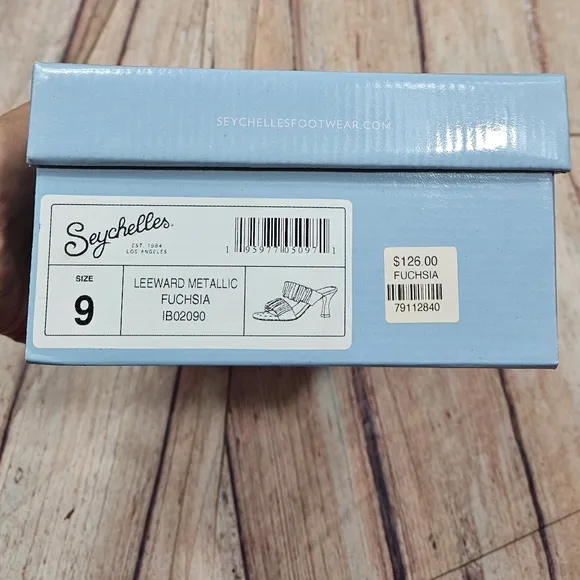 Seychelles | Leeward Metallic Fuscia Pink Heels NEW / W Box
