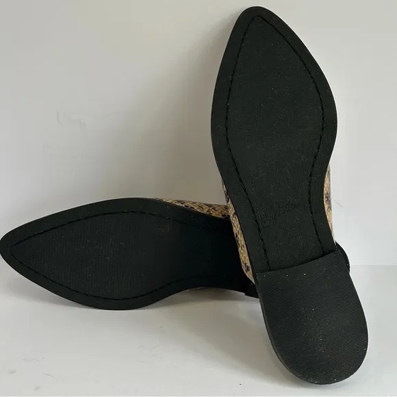 Seychelles snakeskin print leather mules women’s size 9.5