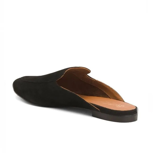 Seychelles Suede Between Us Flat Mules Black Suede Women’s Size 13 NEW