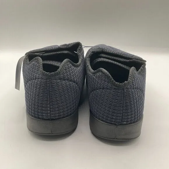 Silverts‎ Black Reusable Slippers Size 12 / 2X-Wide Slip-Resistant Sole