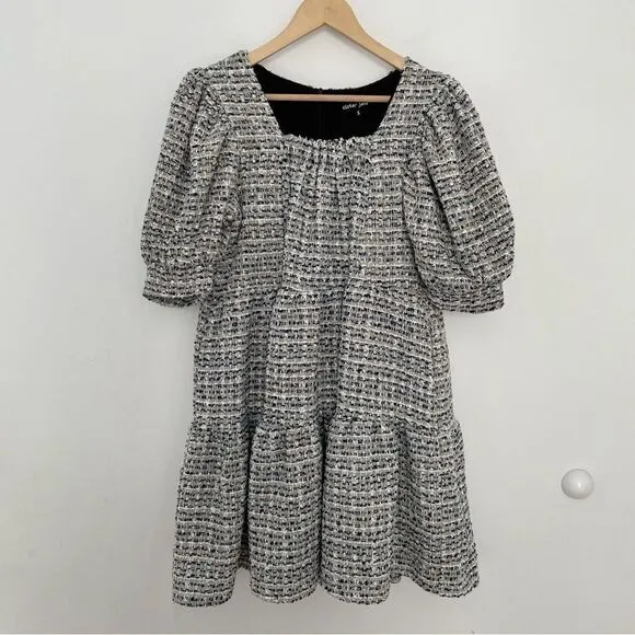 Sister Jane Waltz Tweed Confetti Dress