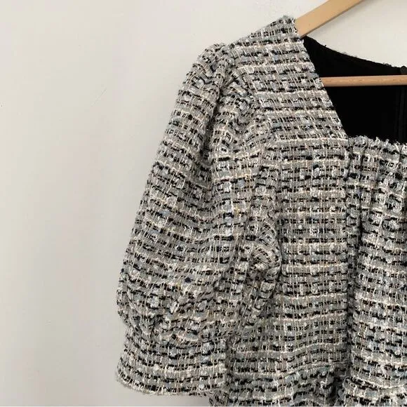 Sister Jane Waltz Tweed Confetti Dress