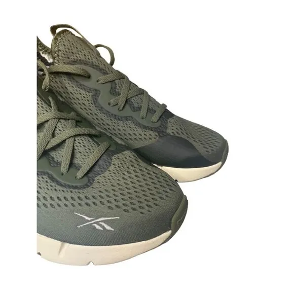 Size 11 Reebok Zig Sky GY5838 Women's Green Chalk Cold Grey Running Sneaker Shoe