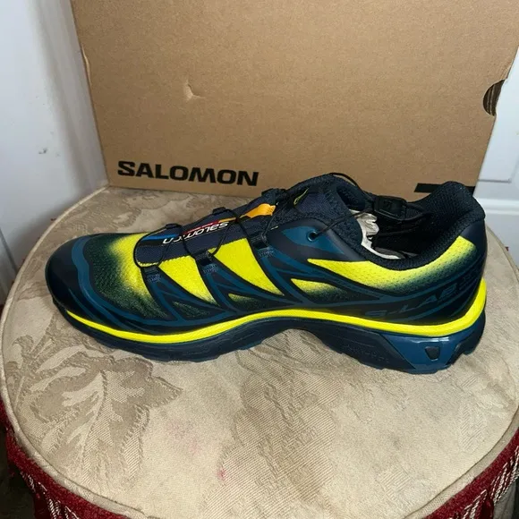 Size 11.5 - Salomon XT-6 Skyline Carbon Sunny Lime mens shoes