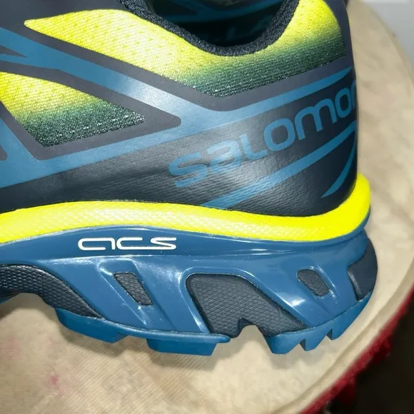 Size 11.5 - Salomon XT-6 Skyline Carbon Sunny Lime mens shoes