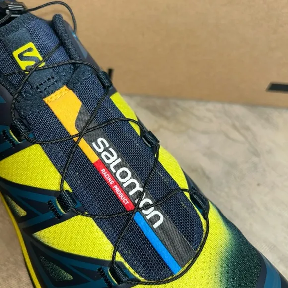 Size 11.5 - Salomon XT-6 Skyline Carbon Sunny Lime mens shoes