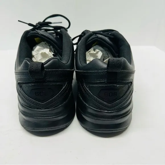 SIZE 14 New Balance 608v5 Mens Wide Fit Slip Resistant Work Shoes‎ Black