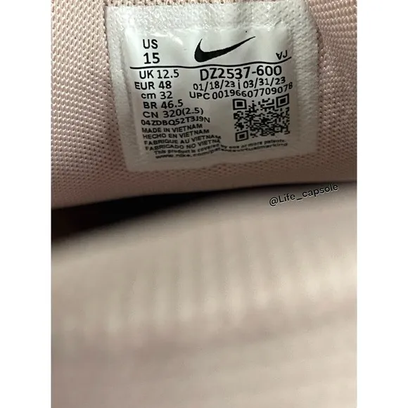 Size 15 Nike Metcon 9 Womens Shoes DZ2537-600 Pink Oxford Workout Training