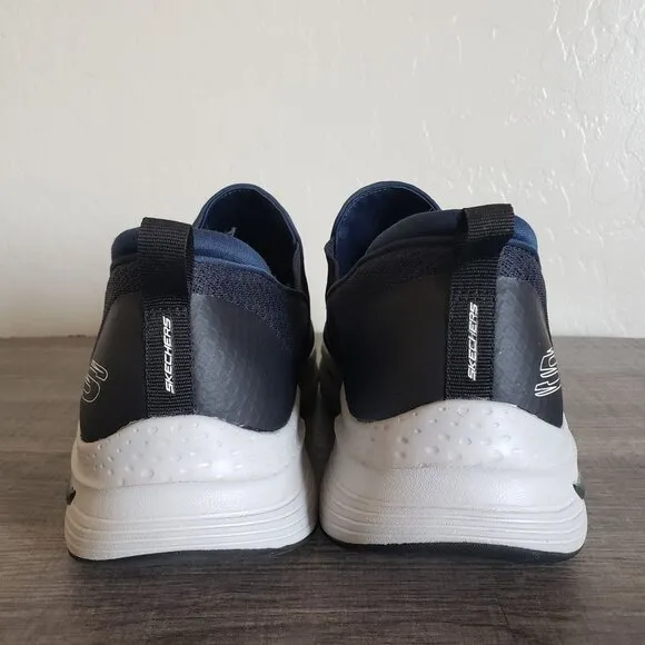 Skechers Arch Fit Banlin Slip-On Sneaker Shoe Blue Men's 12 Extra Wide 232043WW
