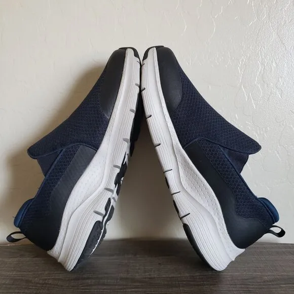 Skechers Arch Fit Banlin Slip-On Sneaker Shoe Blue Men's 12 Extra Wide 232043WW