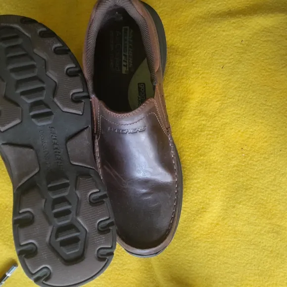 Skechers Men's Brown Slip-On Shoes