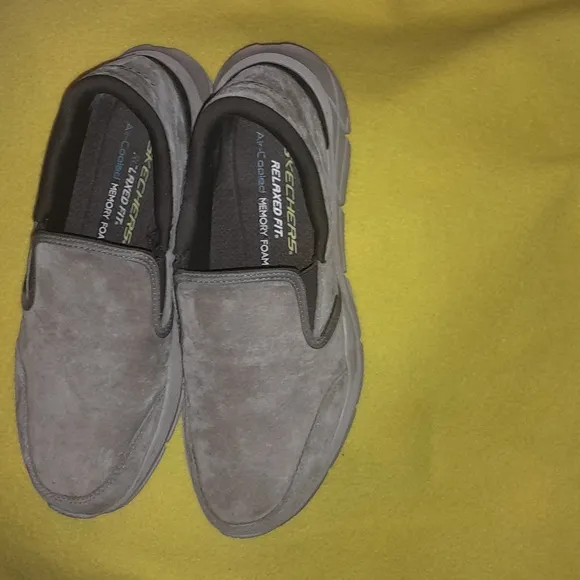 Skechers Men's Gray Slip-On Shoes