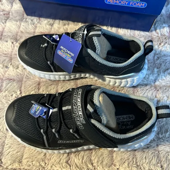 SKECHERS Monster Sneakers size 3 With Memory Foam