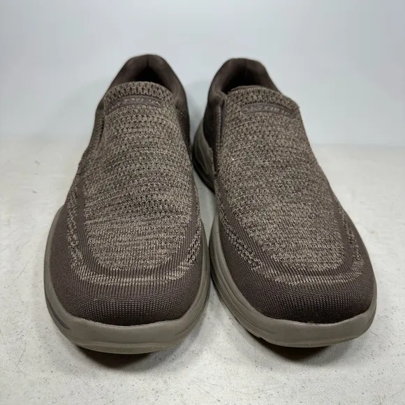 Skechers Motley Vaseo Arch Fit Slip On Loafer Men's Sz 10,5 Brown (VGC)