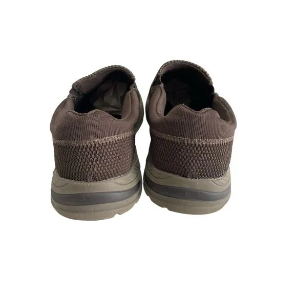Skechers Motley Vaseo Loafer Slip In Arch Fit Brown Mens Size 13 Comfort Shoe