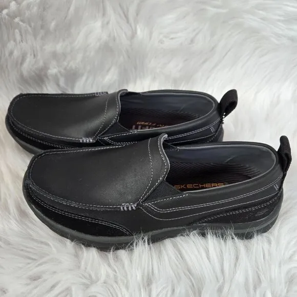 SKECHERS Relaxed Fit Memory Foam Loafer Slip-Ons Men's Size 7.5
