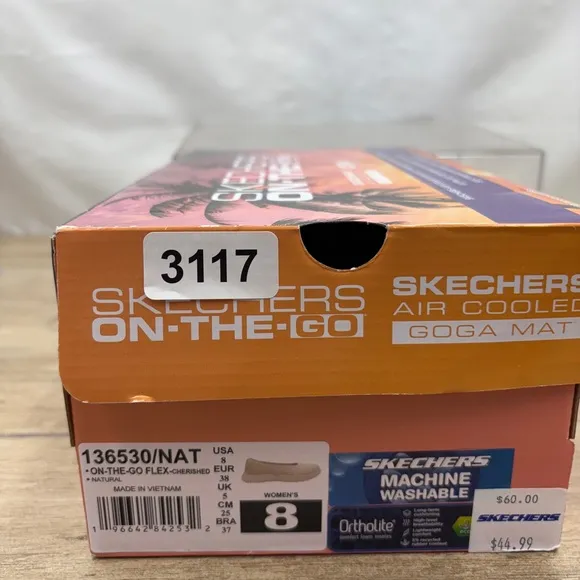 SKECHERS Slip-ins On the Go Flex-Clover Blush Slip-on Women's Size 8 NEW!!!