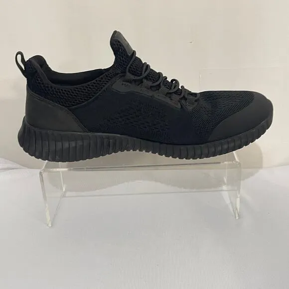 Skechers Slip Resistant Work Shoes Womens 9 WIDE Black Pull On Memory Foam