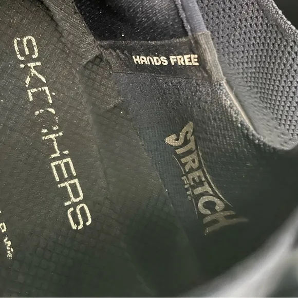 Skechers Sneaker Go Walk Slip Ins Hands Free Stretch Fit Hyper Pillars Wide Blue