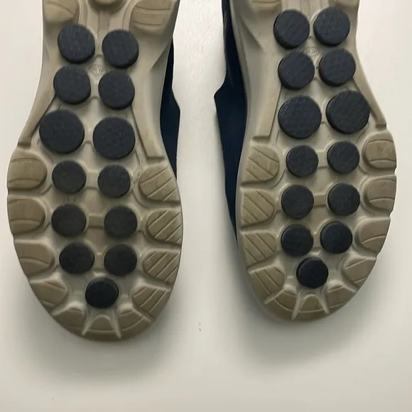 Skechers Sneaker Go Walk Slip Ins Hands Free Stretch Fit Hyper Pillars Wide Blue