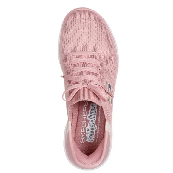 Skechers Women's Hands Free Slip-ins Summits Sneaker, Machine Washable Wide Fit