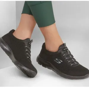 Skechers Women's Summits Cool Classic Athleisure Sneaker (WIDE)