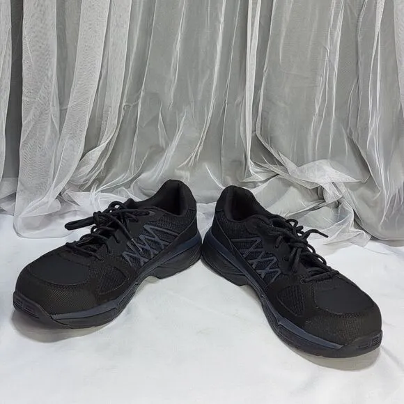 Skechers Work Men's Relaxed Fit 77083 Composite Toe Slip Resist Black Size 11.5