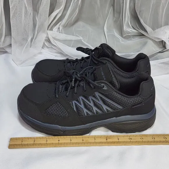 Skechers Work Men's Relaxed Fit 77083 Composite Toe Slip Resist Black Size 11.5