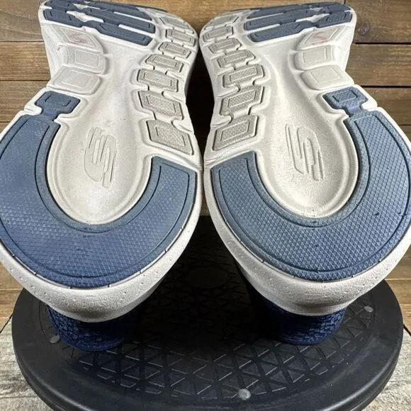 Skechers Mens Size 13 Slip-Ins Blue Archfit Handsfree Sneakers Walking Shoe