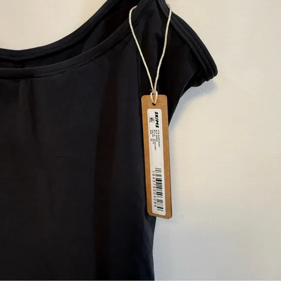 SKIMS fits everybody black slip dress NWT