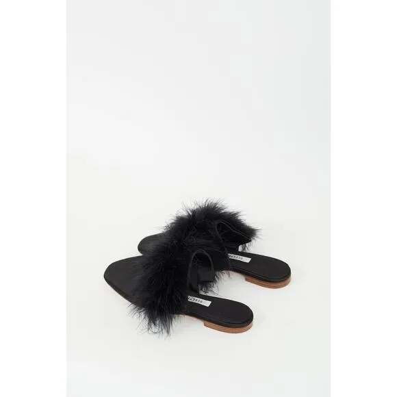 Sleeper Manon Mules With Detachable Feathers - 37