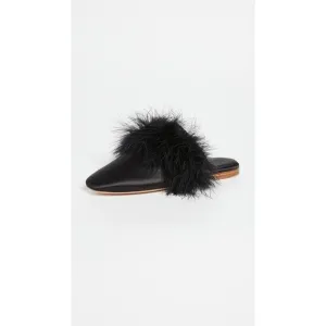 Sleeper Manon Mules With Detachable Feathers - 37