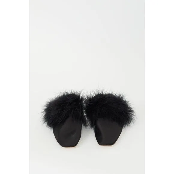 Sleeper Manon Mules With Detachable Feathers - 37