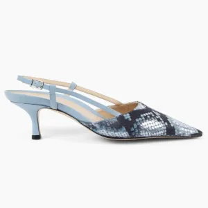 Sling Fling High Women's Slingback Heels by Kiki Price – Python