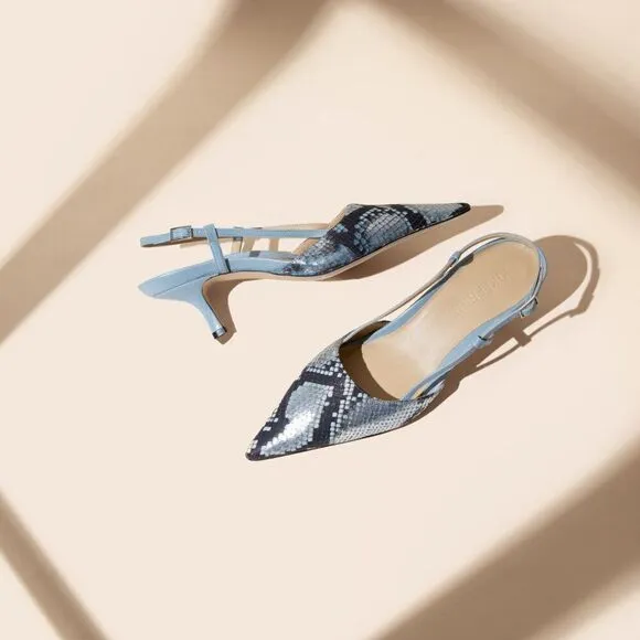 Sling Fling High Women's Slingback Heels by Kiki Price – Python