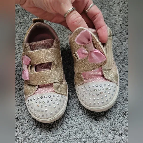 Sneaker Bundle Size 10 Toddler Purples &amp; Pinks for Active Adventures Sparkles