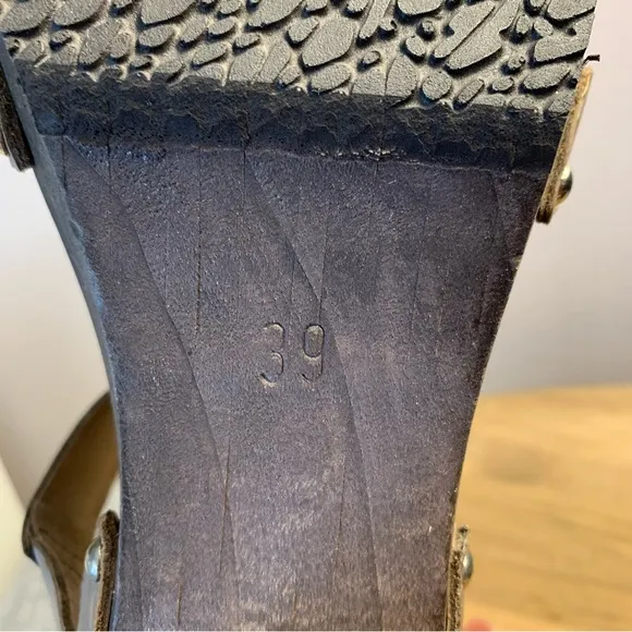Softclox Gray and Brown Mules with Comfortable Clog Design
