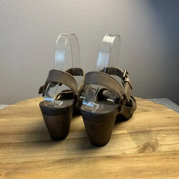 Softclox Gray and Brown Mules with Comfortable Clog Design