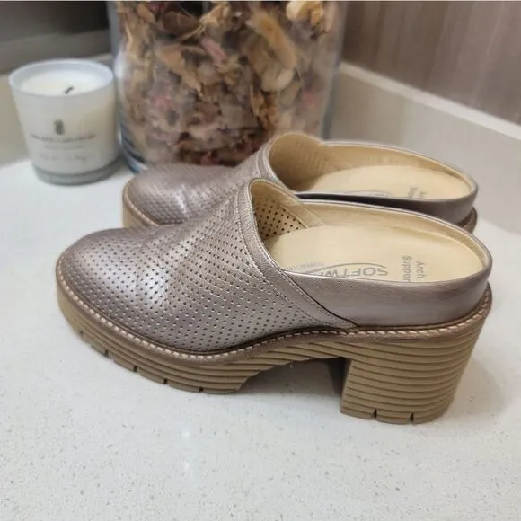 SOFTWAVES women's mansi clog in camoflauge 36.5